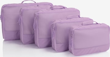 Heys Garment Bag in Purple: front