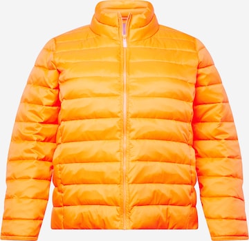 ONLY Carmakoma Between-Season Jacket 'TAHOE' in Orange: front