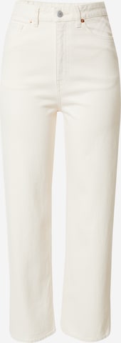 Monki Regular Jeans in White: front