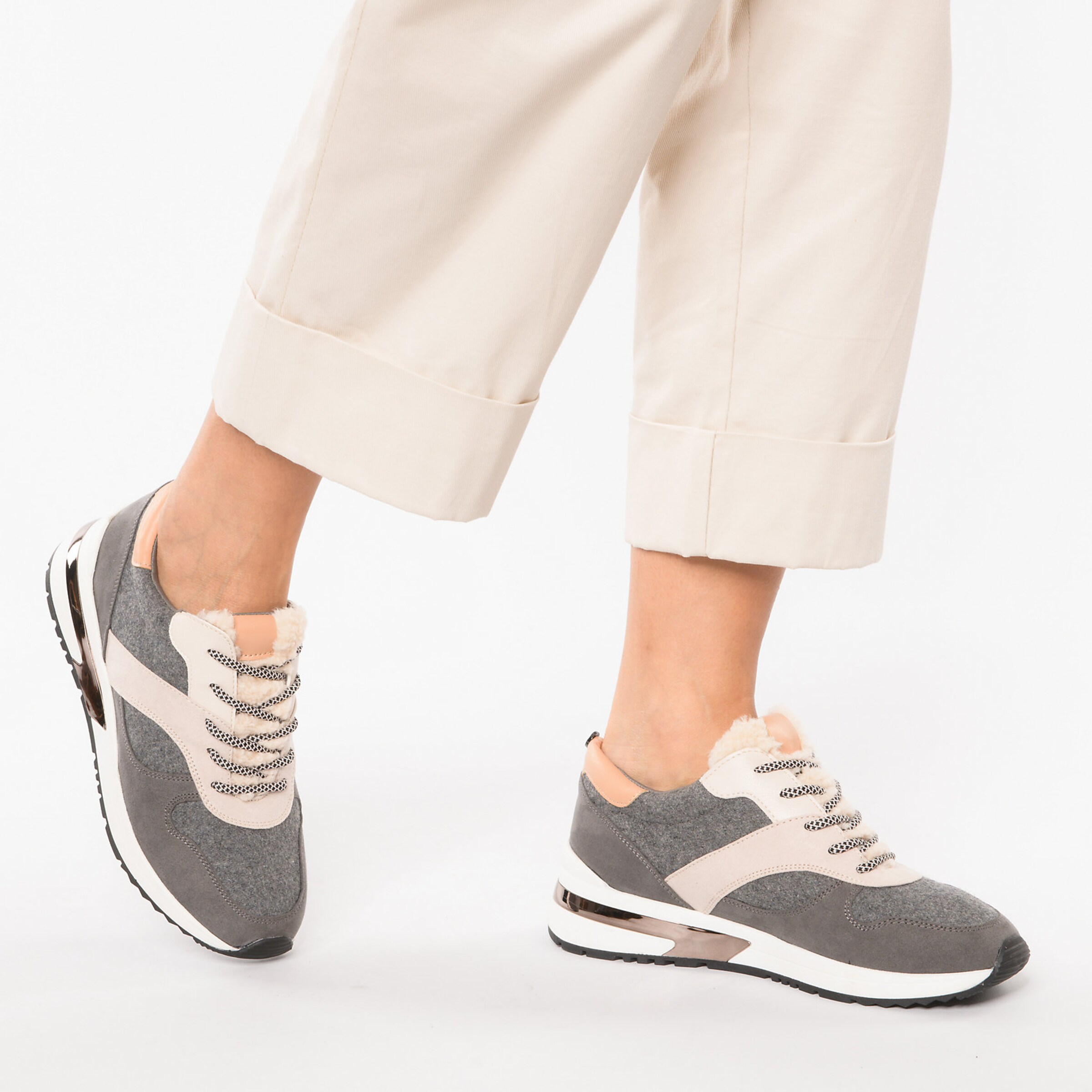 Frauen Sneaker LA STRADA Sneaker in Basaltgrau - QJ64200 Frauen Sneaker LA STRADA Sneaker in Basaltgrau - QJ64200