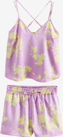 NextKratke hlače za spavanje - ljubičasta boja: prednji dio