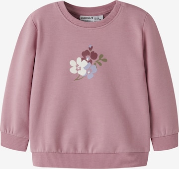 NAME IT Sweatshirt 'NBFVRILLIE' in Lila: Vorderseite