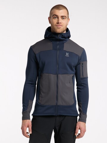 Haglöfs Athletic Fleece Jacket 'Astral' in Blue: front