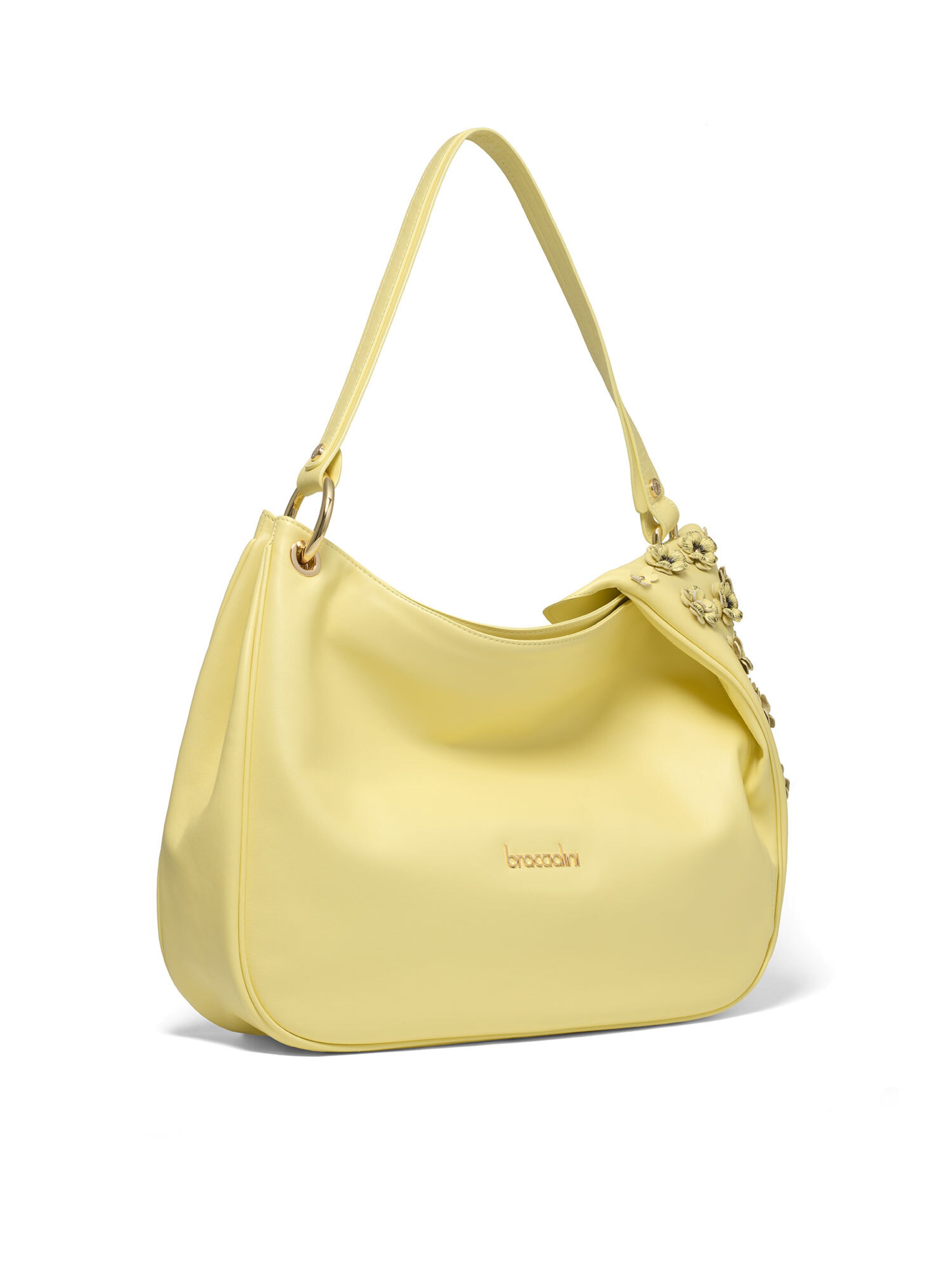 Braccialini Schultertasche in Gelb: Vorderseite