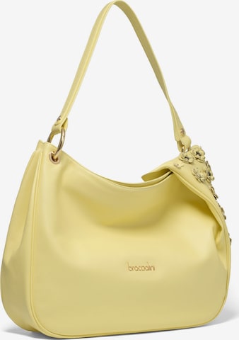 Borsa a spalla di Braccialini in giallo: frontale