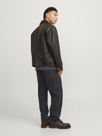 JACK & JONES Loose fit Jeans 'JJIEddie' in Black