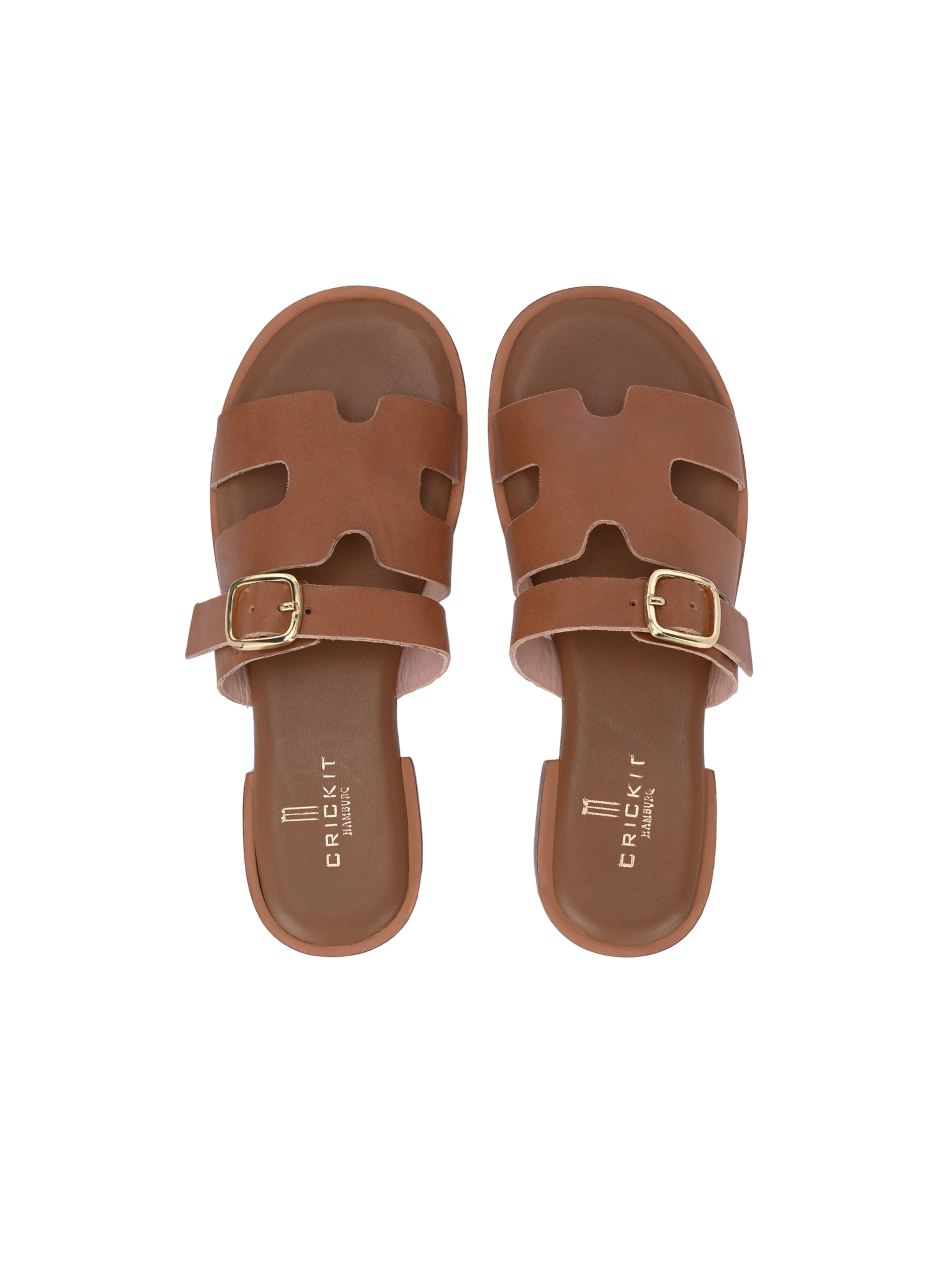 Crickit Sandalen met riem 'ODETTE' in Bruin