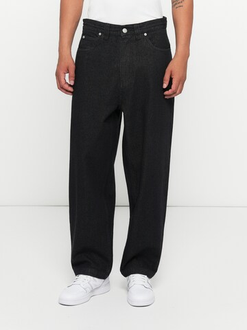 Santa Cruz Baggy Jeans in Schwarz: Vorderseite