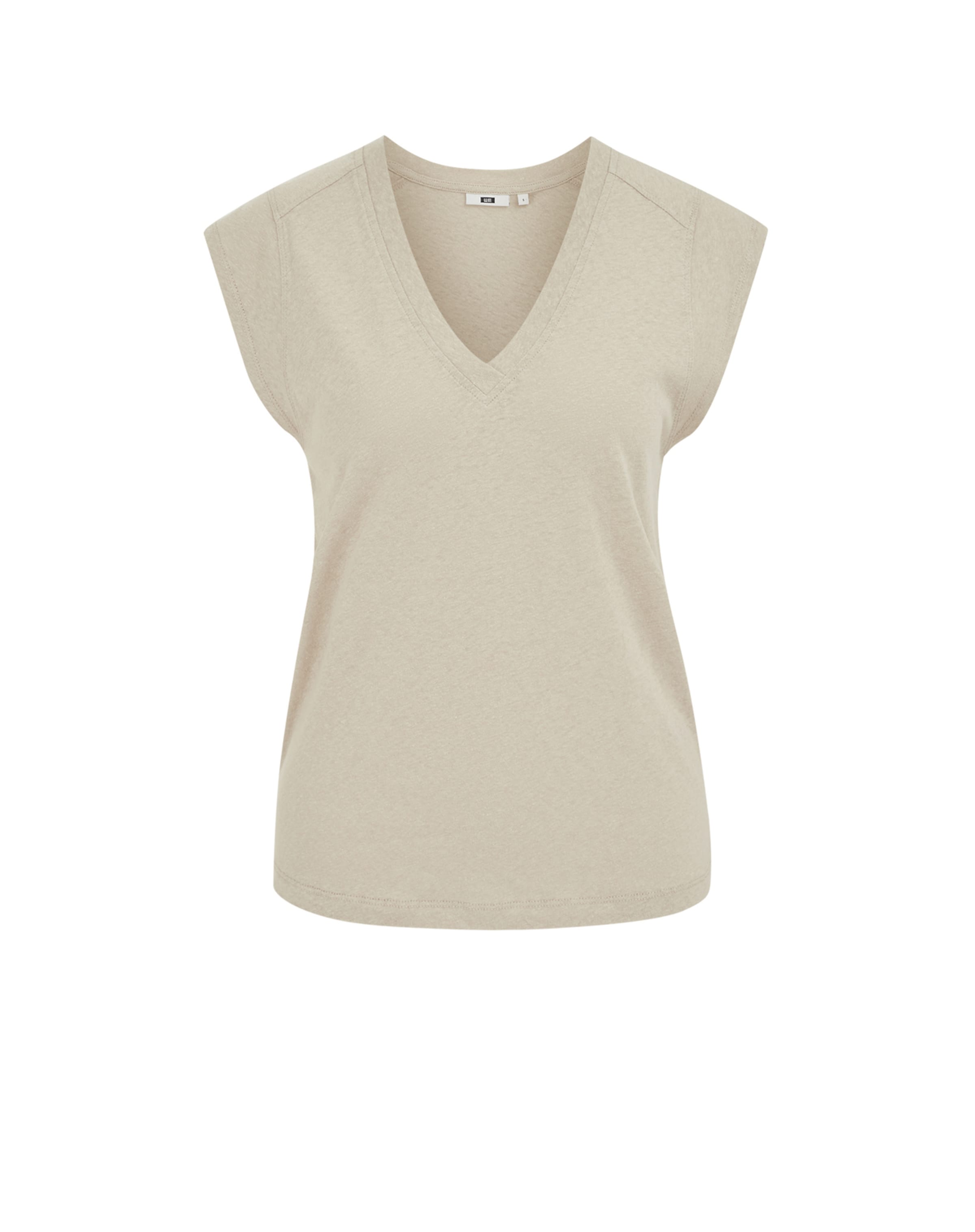 Haut WE Fashion en beige : devant