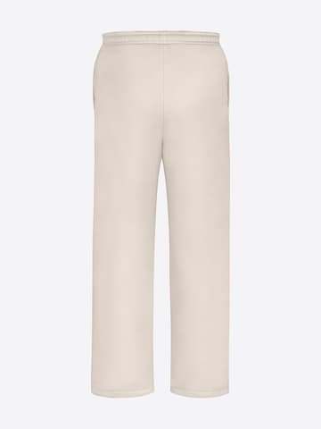 TATES Wide leg Workout Pants in Beige