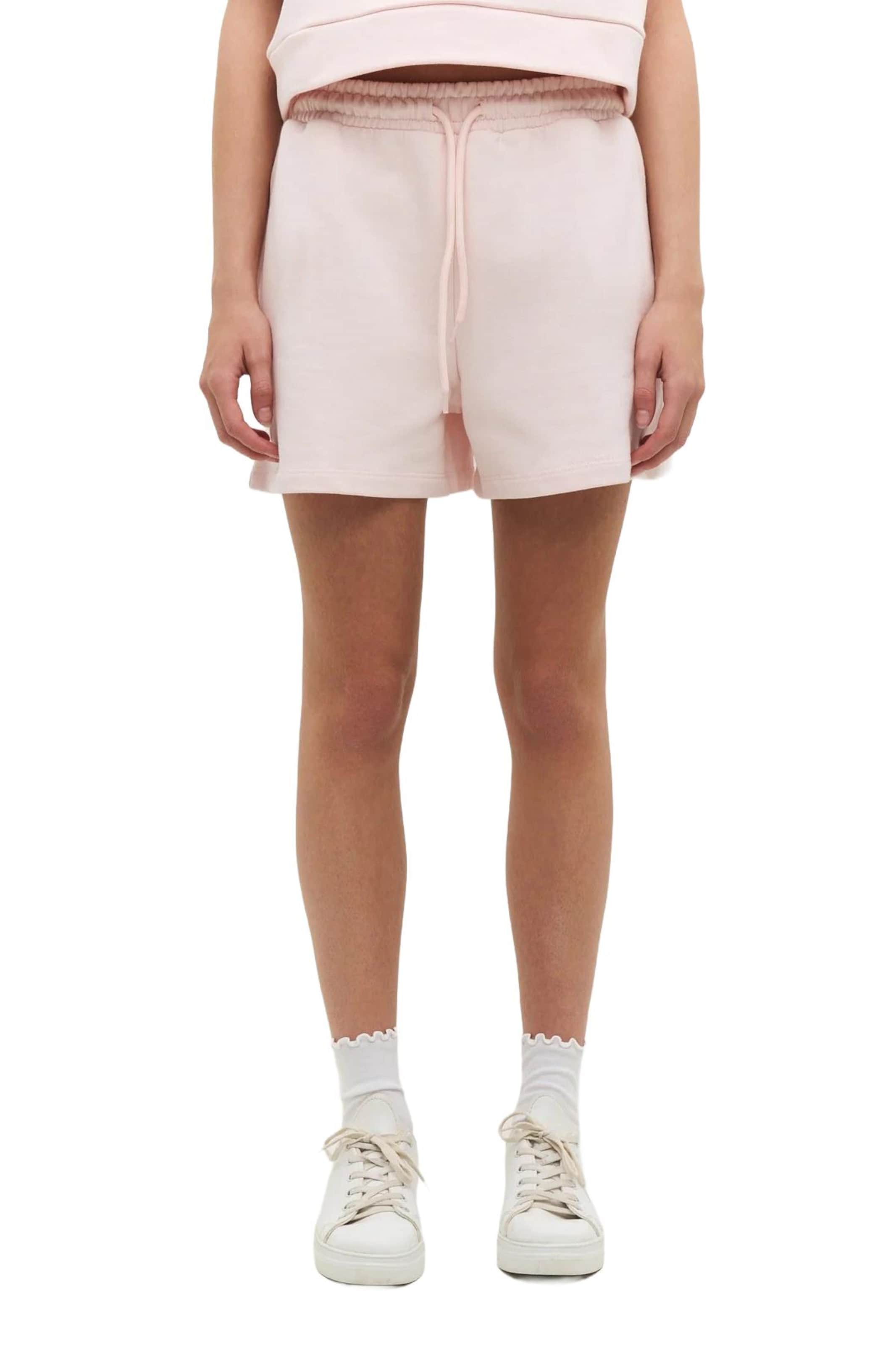 No Matter What Regular Pants in Pink: front