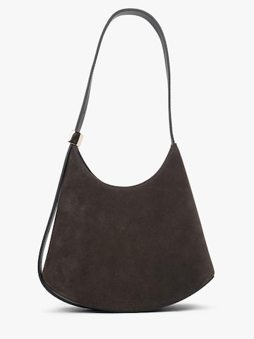 Estro Axelremsväska '86040' i brun: framsida