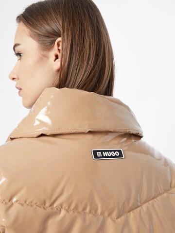 HUGO Between-Season Jacket 'Farylina' in Beige