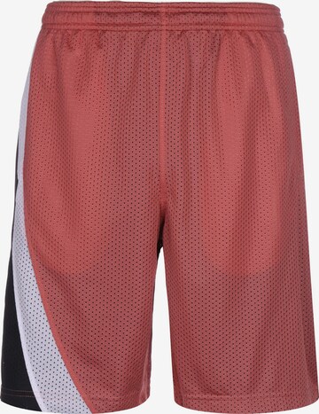 UNDER ARMOUR Regular Workout Pants 'Curry Splash 9' in Red: front