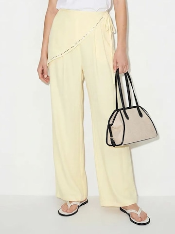 Pantalon 'Hose' Bianco Lucci en beige : devant