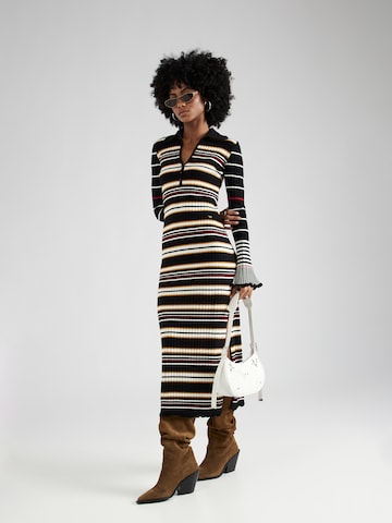 Sonia Rykiel Knitted dress 'ROBE' in Mixed colors