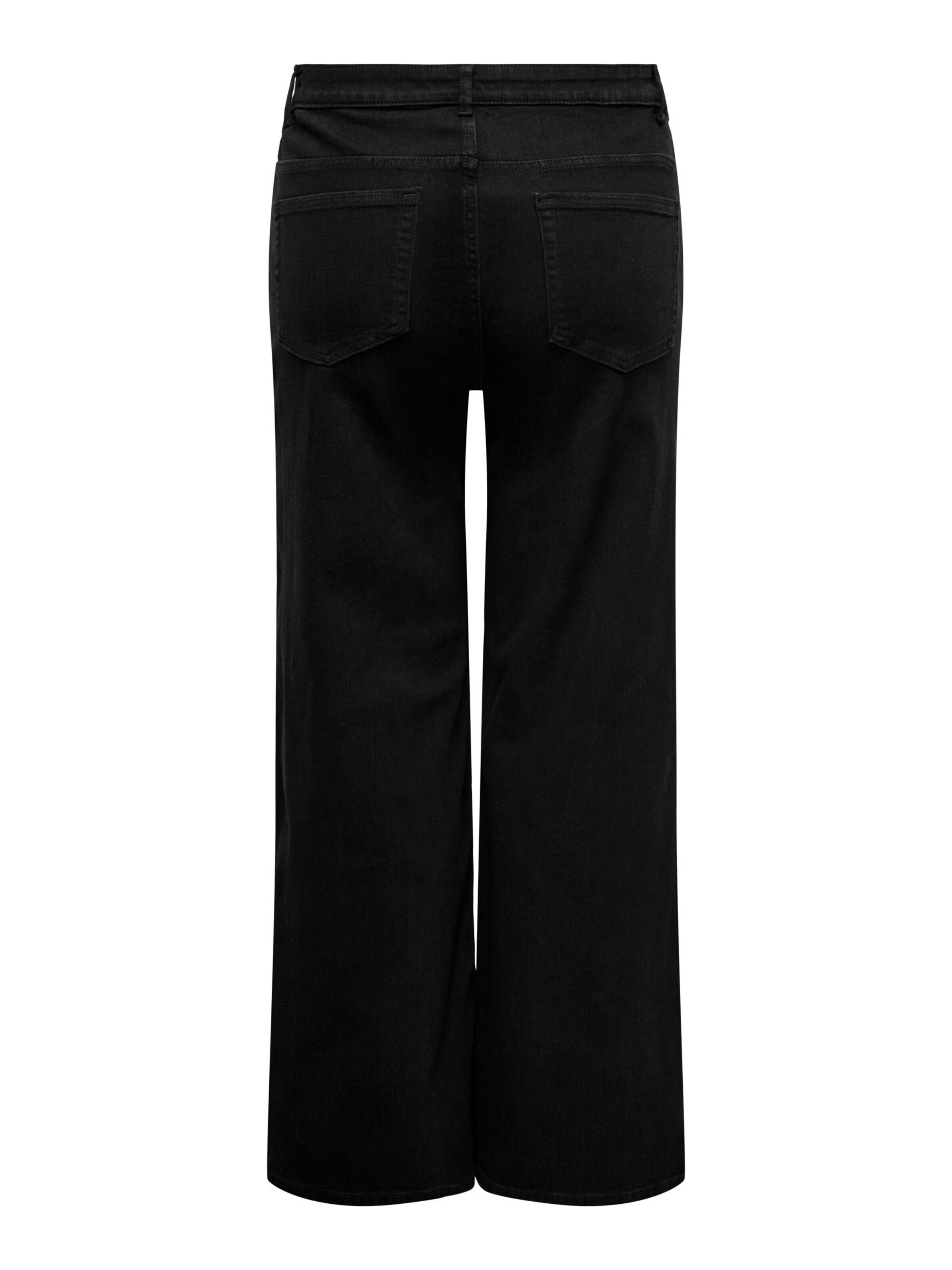 ONLY Carmakoma - Pierna ancha Vaquero 'CARBilly' en negro