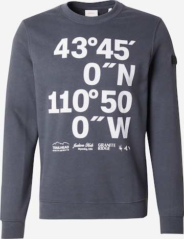 s.Oliver Sweatshirt in Grijs: voorkant