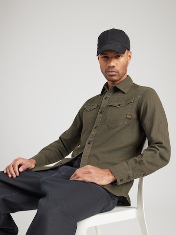 Slim fit Camicia di G-STAR in grigio: frontale