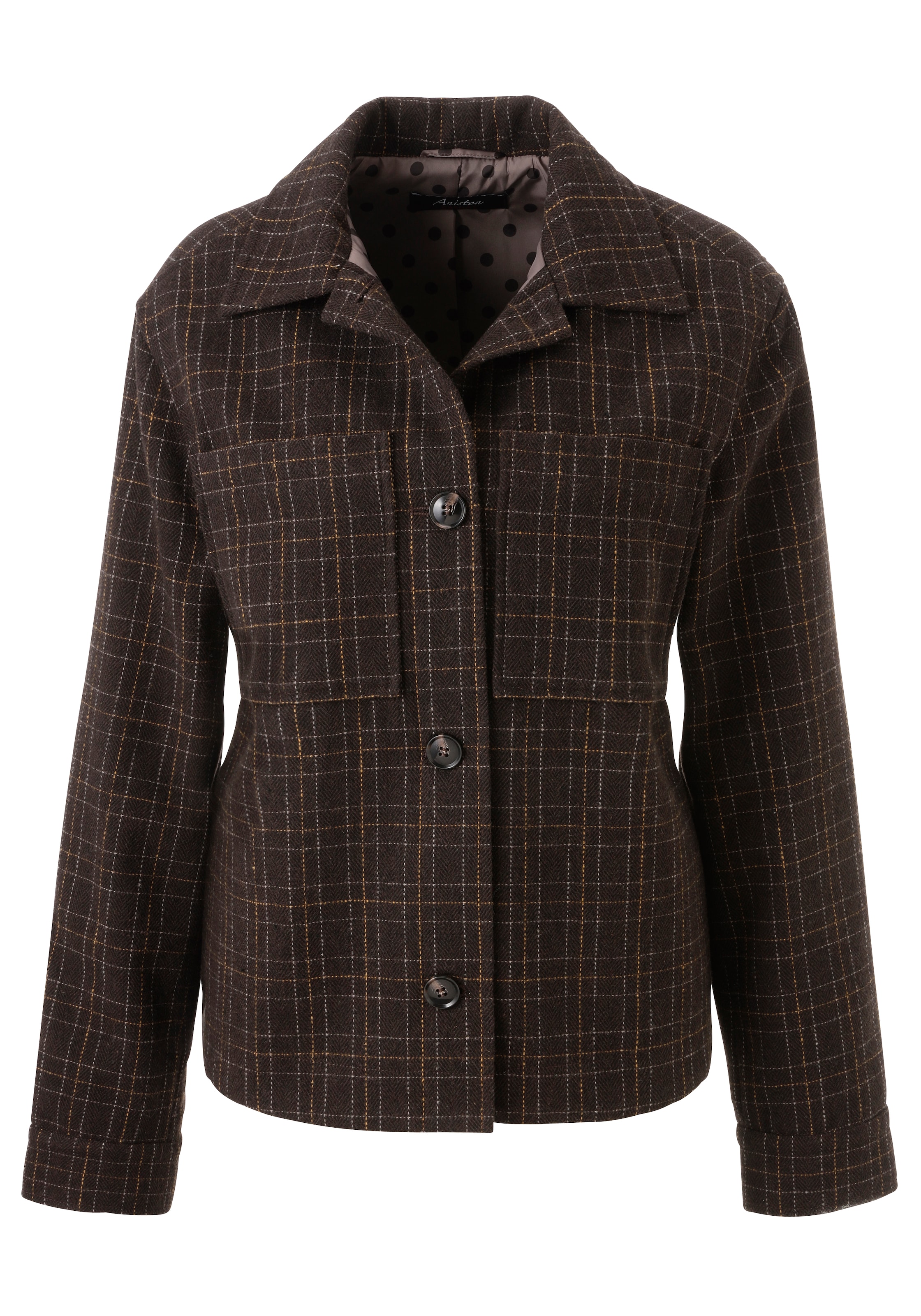 Aniston CASUAL Between-Season Jacket in Brown: front