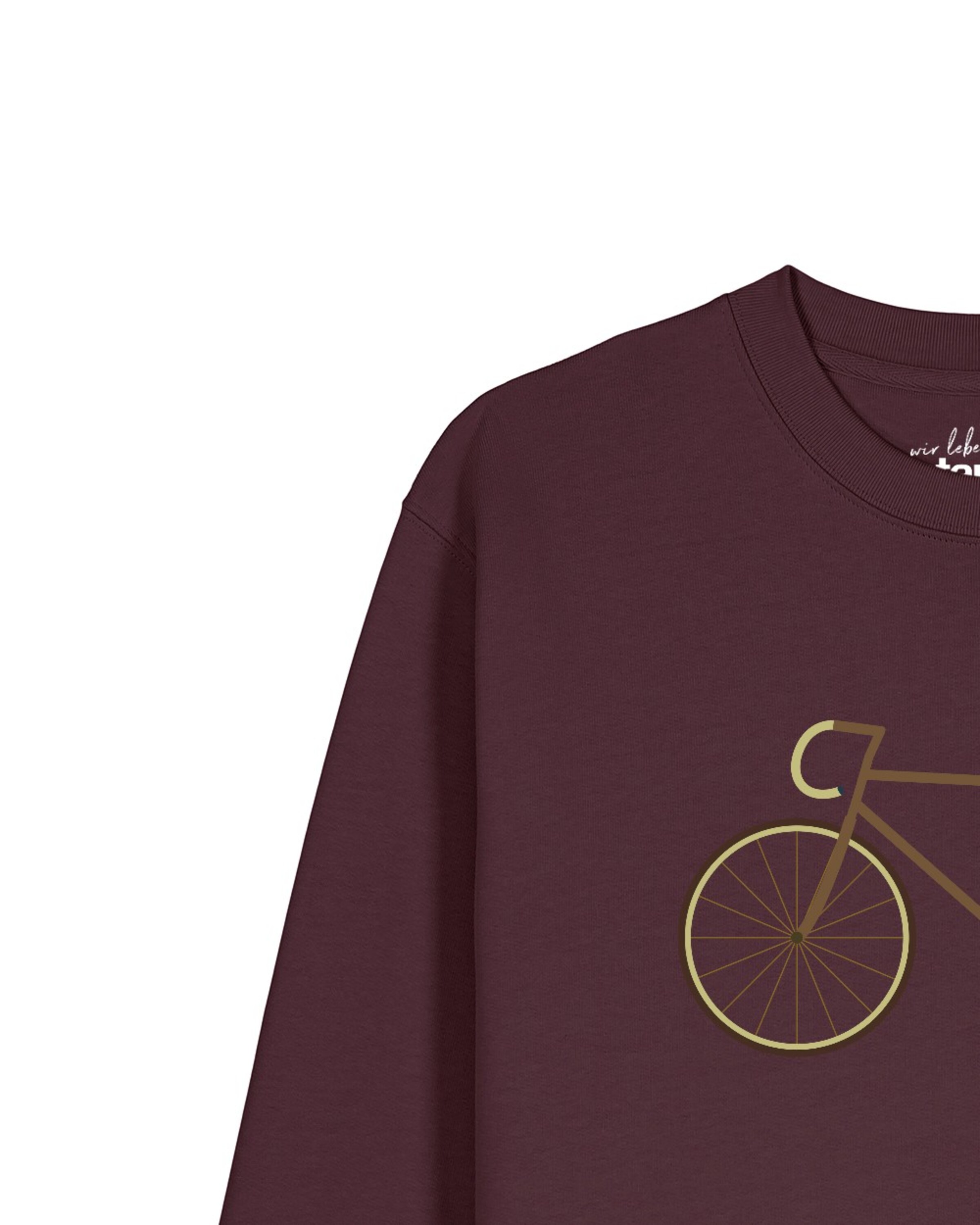 Sweat-shirt 'Fahrrad' Watapparel en rouge