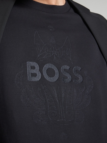 BOSS Sweatshirt 'Hong_CNY' in Black
