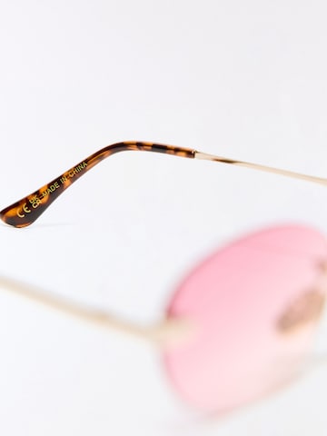 Bershka Sonnenbrille in Pink