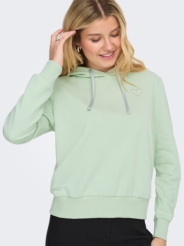ONLY Sweatshirt 'ONLNoli' in Green: front