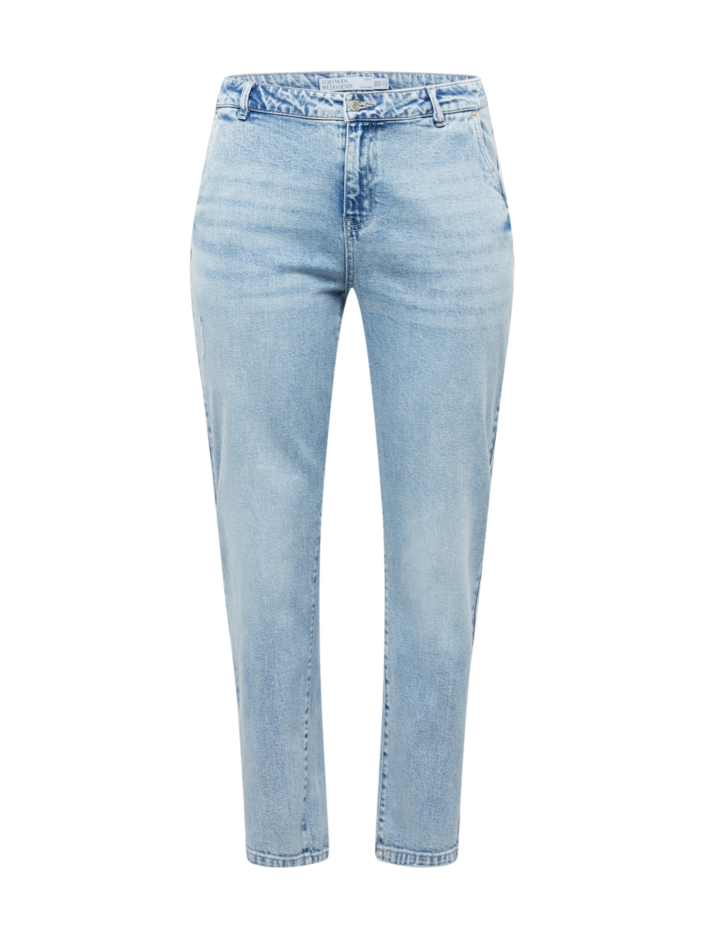 Vero Moda Curve Tapered Jeans 'VMCISA' in Blauw: voorkant