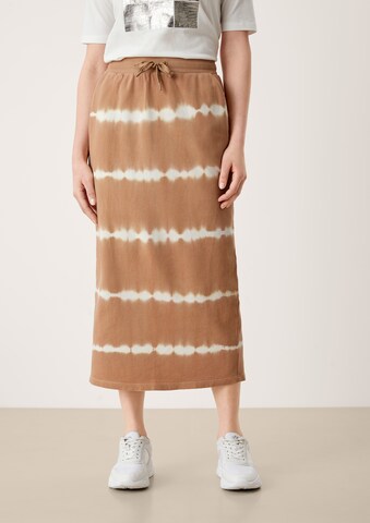 s.Oliver Skirt in Brown: front