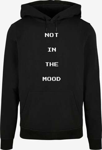 Merchcode Sweatshirt 'NITM' in Zwart: voorkant