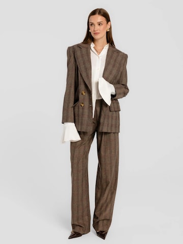 Regular Pantalon 'Gante' mandragora en marron