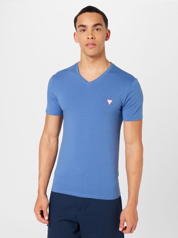 Maglietta di GUESS in blu: frontale