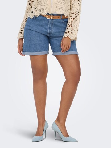 ONLY Carmakoma Regular Jeans 'CARLaura' in Blauw: voorkant