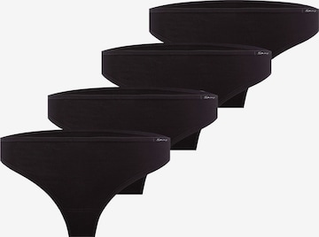 String ' Cotton Advantage ' Skiny en noir : devant