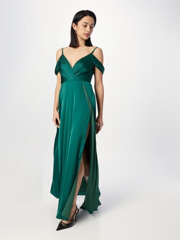 TFNC Večerna obleka 'CAROLINA' | zelena barva