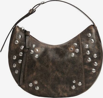MANGO Shoulder Bag in Brown: front