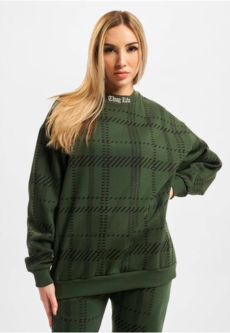 Thug Life Sweatshirt in Green: front