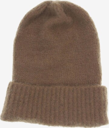 Reserved Hat & Cap in One size in Brown: front