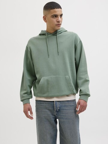 JACK & JONES Μπλούζα φούτερ 'JJECharge' σε πράσινο: μπροστά