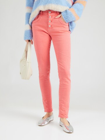 Skinny Jean 'Star' miss goodlife en rose : devant
