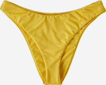 Slip bikini 'W' Upswell Bikini Bottoms' di PATAGONIA in giallo: frontale