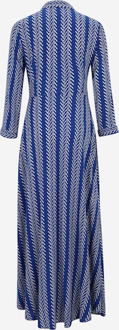 Y.A.S Tall Skjortklänning 'SAVANNA' i blå