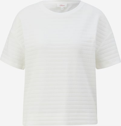 s.Oliver T-shirt en crème, Vue avec produit