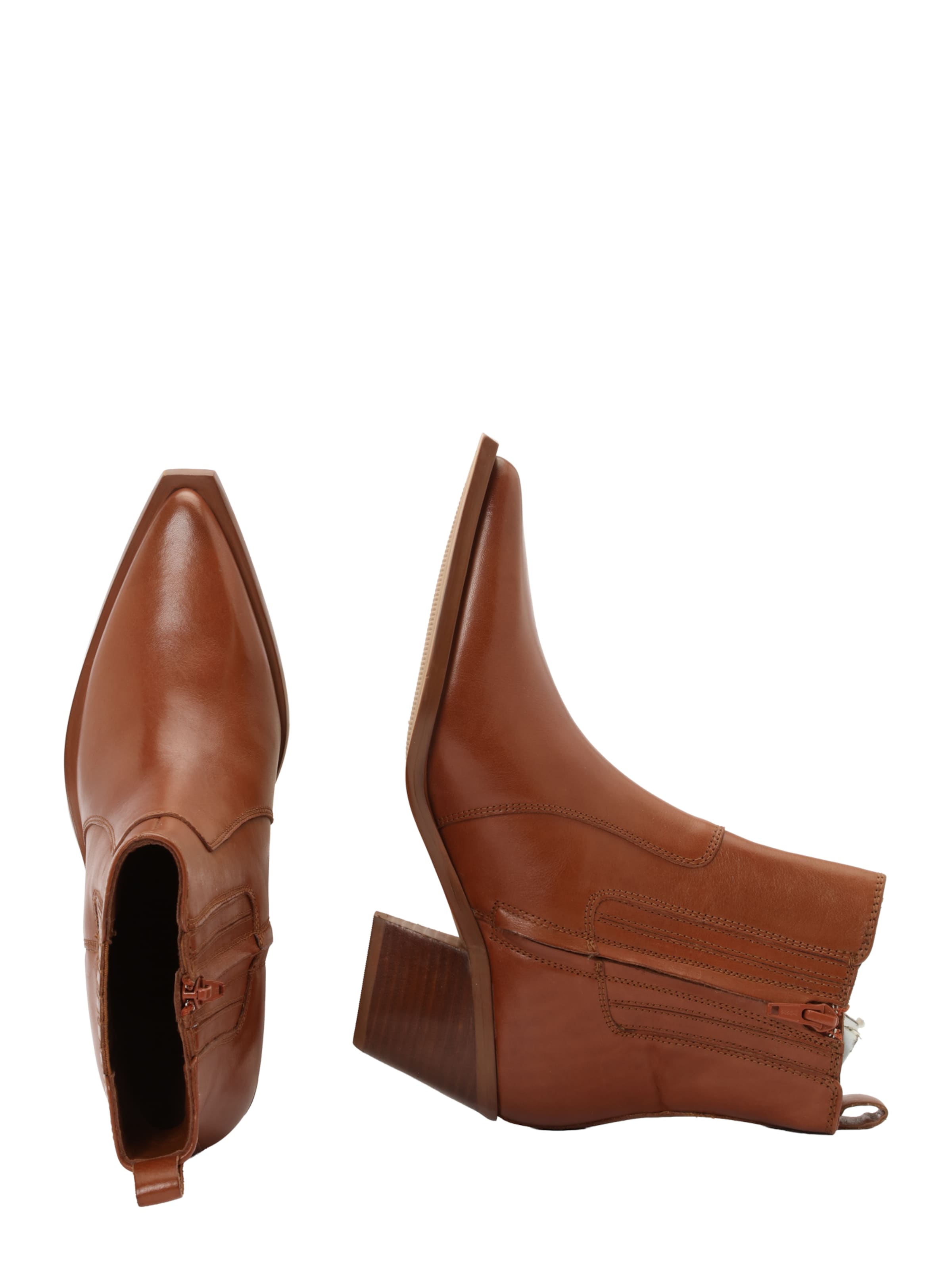 BRONX Cowboy boot 'New-Clint' in Brown