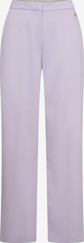 Wide Leg Pantalon à plis 'Floetic' 4funkyflavours en violet : devant