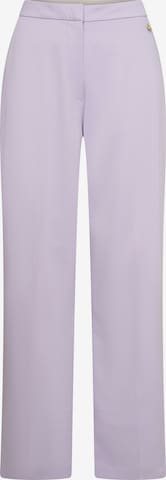 Wide Leg Pantalon à plis 'Floetic' 4funkyflavours en violet : devant