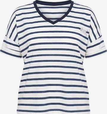 Ulla Popken Shirt in Weiß: Vorderseite