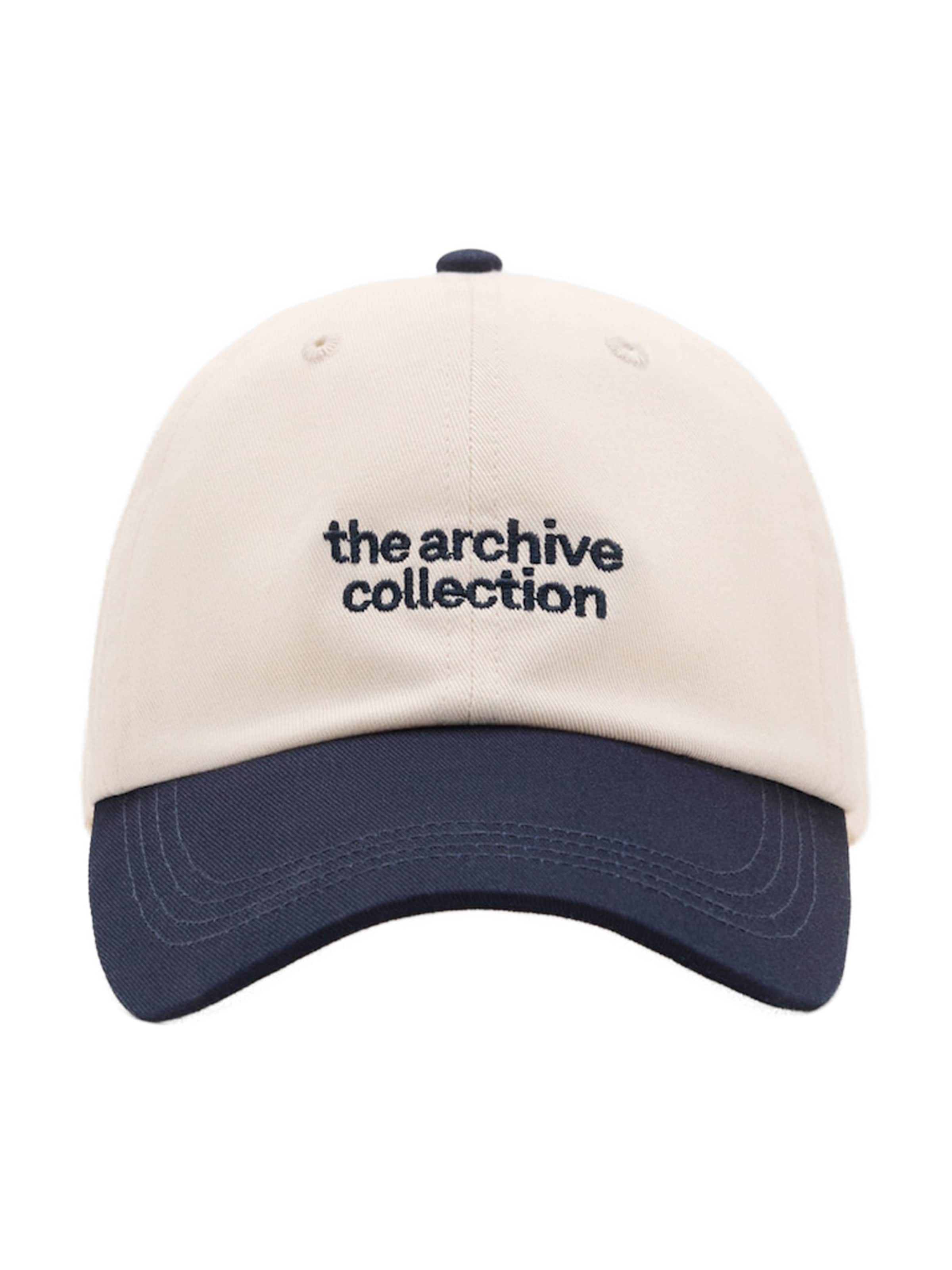 Cappello da baseball 'ARCHIVE' di MANGO in blu: frontale