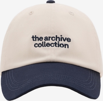 MANGO Kšiltovka 'ARCHIVE' – modrá: přední strana